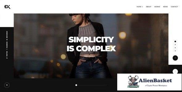 34125 Fightex v1.0 - Showcase Portfolio WordPress Theme 