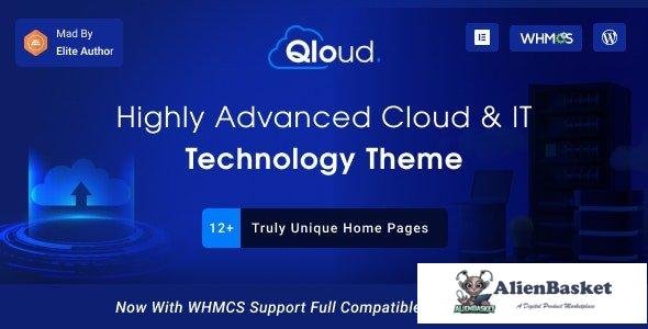 36512 Qloud v3.0.1 - Cloud Computing, Apps & Server WordPress Theme 