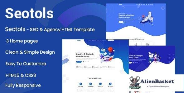 34185 Seotols v1.0 - SEO And Agency HTML Template 