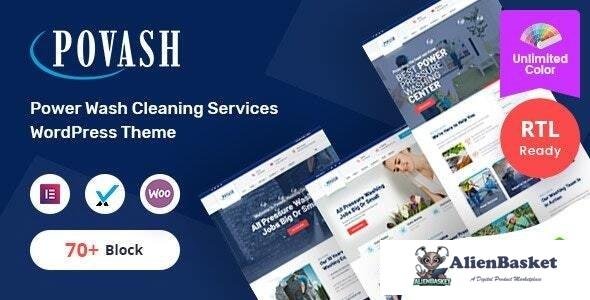 34222 Povash v3.0.0 - Power Wash WordPress Theme + RTL 