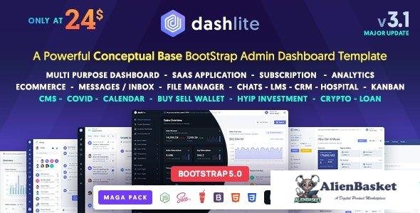 34713 DashLite v3.1.1 - Bootstrap Responsive Admin Dashboard Template 