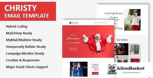 34316 Christy - Christmas Email Newsletter Template 