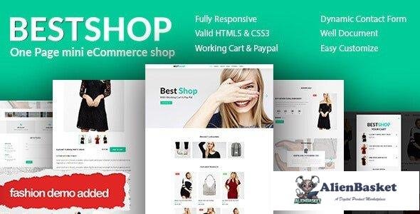 34318 Bestshop - One Page Mini eCommerce Shop Templates 