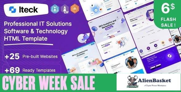 34334 Iteck - Software & Technology HTML Template 