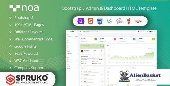 34332 NOA - Bootstrap 5 Admin & Dashboard Template 