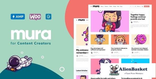 34351 Mura v1.3.5 - WordPress Theme for Content Creators 