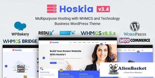 34372 Hoskia v3.4 - Multipurpose Hosting with WHMCS Theme 