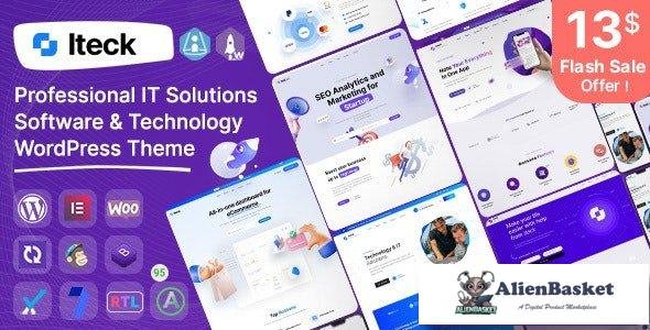 42259 Iteck v1.1.3 - Software & Technology WordPress Theme 