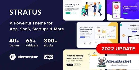 34420 Stratus v4.2.3 - App, SaaS & Software Startup Tech Theme 