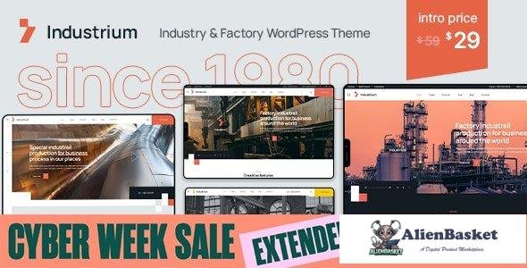 34470 Industrium v1.0.1 - Industry & Factory WordPress Theme 