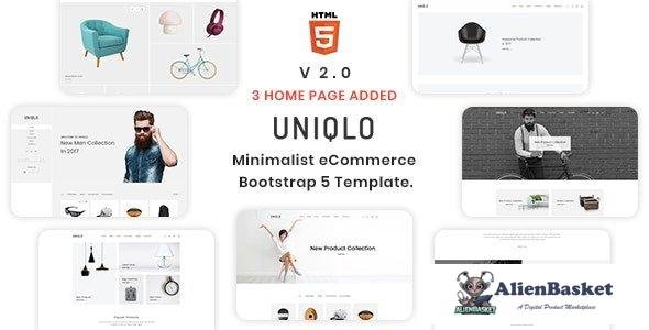 34522 Uniqlo v2.0.1 - Minimal HTML Template 