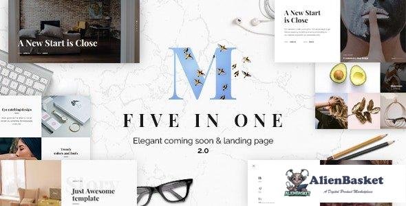 34607 Mixio - Five in One Coming Soon and Landing Page Template 