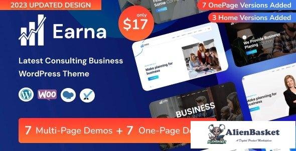 34724 Earna 1.1.1 - Consulting Business WordPress Theme 