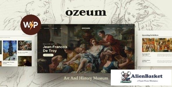 42980 Ozeum v1.2.5 - Modern Art Gallery and Creative Online Museum WordPress Theme +RT 