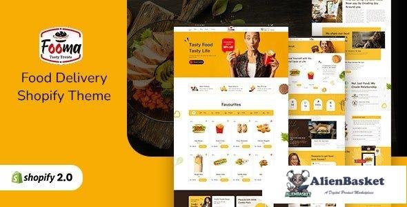 34675 Fooma - Responsive Fast Food Delivery Shopify Theme 