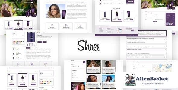 34718 Shree v1.0 - Cosmetic and beauty shop psd template 