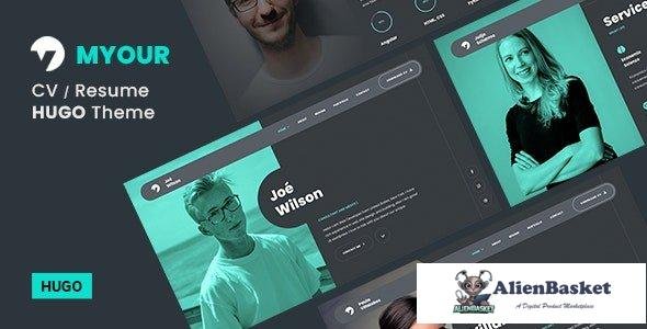 34719 Myour v1.0 - CV/Resume & Personal Portfolio Hugo Theme 