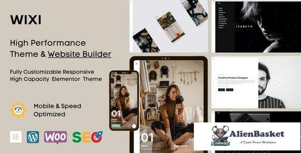 34758 Wixi v1.1.2 - Creative Agency Elementor WordPress Theme 