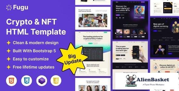 34796 Fugu - NFT & Crypto Html Template 