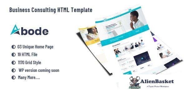 34827 ABODE - Consulting, Finance, Business HTML5 Bootstrap 4 Template 