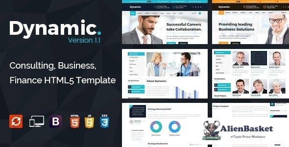 34846 Dynamic v1.1 - Consulting, Finance HTML5 Template 