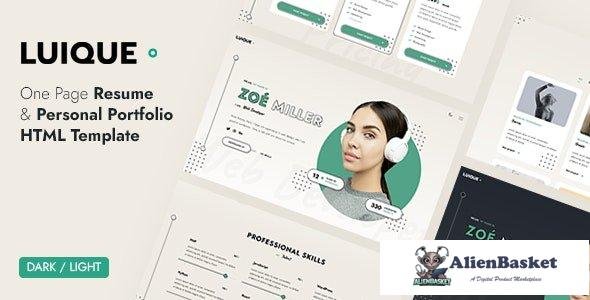 34874 Luique - Personal Portfolio Template 