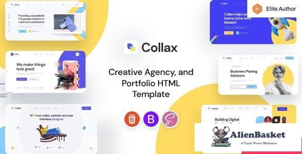 34892 Collax - Creative Agency And Portfolio HTML5 Template 