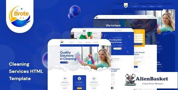 34911 Brote - Cleaning Services HTML Template 