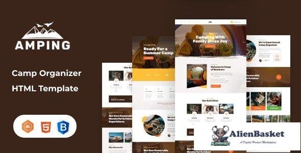 34913 Amping - Camp Organizer HTML Template 