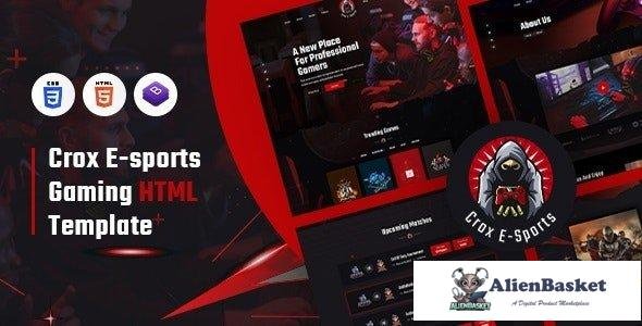 34955 CROX - Esports & Gaming HTML Template 