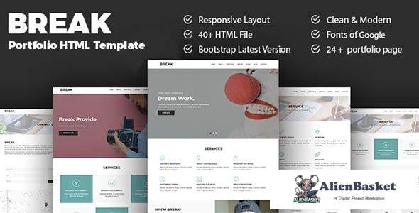 34964 Break - Responsive Portfolio HTML Template 