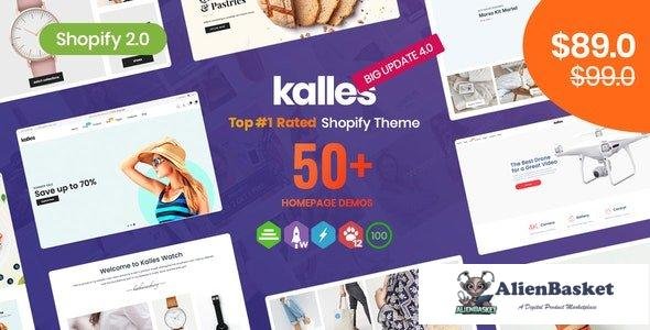 34999 Kalles v4.1.1 - Clean, Versatile, Responsive Shopify Theme - RTL support 