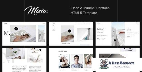 35027 Mizio - Clean & Minimal Portfolio HTML5 Template 