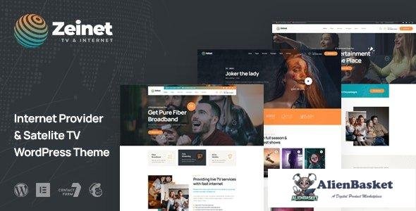 35070 Zeinet v1.0 - Internet Provider & Satellite TV WordPress Theme 