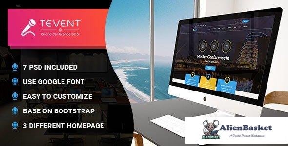 35073 T Event - Event Conference & Meetup PSD Template 