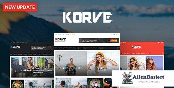 35078 Korve v2.0.0 - Personal Blogger Template 