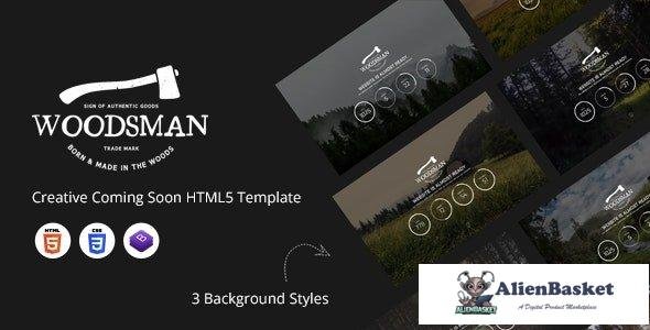 35105 Woodsman - Creative Coming Soon HTML5 Template 