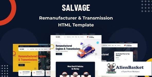 35106 Salvage - Remanufacturer HTML Template 