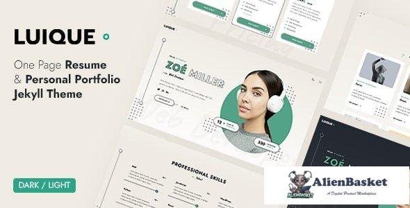 35109 Luique - Personal Portfolio Jekyll Theme 