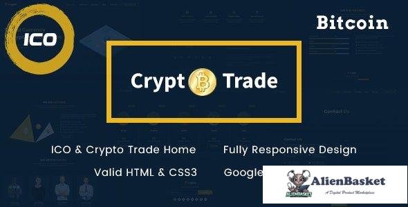 35112 Crypto Trade v1.0 - ICO, Bitcoin and Cryptocurrency HTML Template 