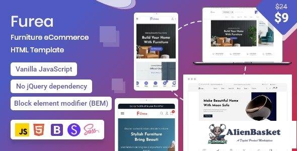 35133 Furea v2.2.0 - Furniture eCommerce HTML Template 