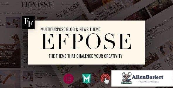 35134 Efpose v1.5 – Multipurpose Blog and Newspaper Theme 