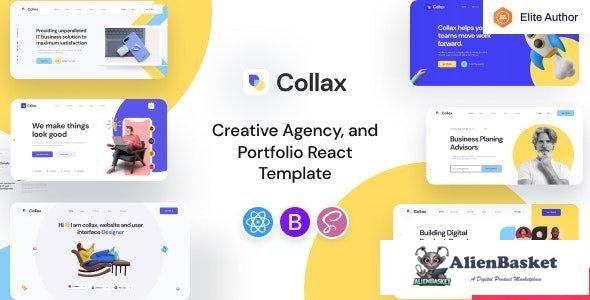 35155 Collax - Creative Agency React Next js Template 