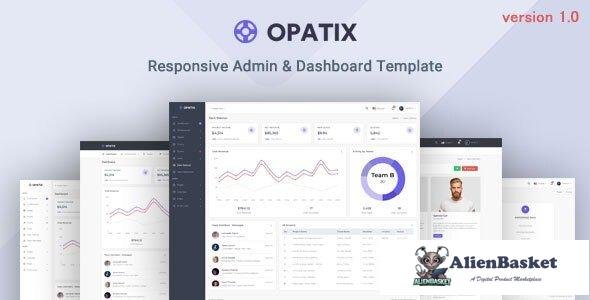 35210 Opatix - Admin & Dashboard Template 