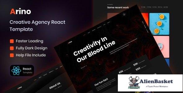 35214 Arino v1.0 - Creative Agency React Template 