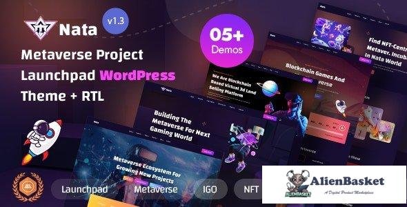 35258 Nata v1.3.0 - Metaverse Project Launchpad WordPress Theme 