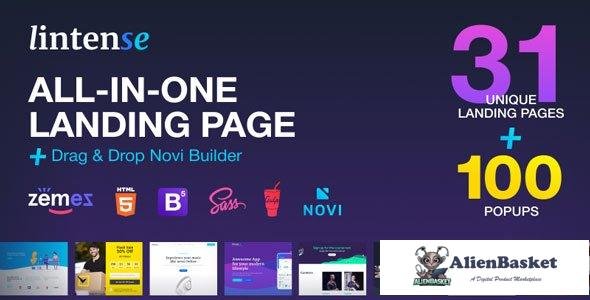 35262 Lintense v2.18 - All-in-one Landing Page Template 