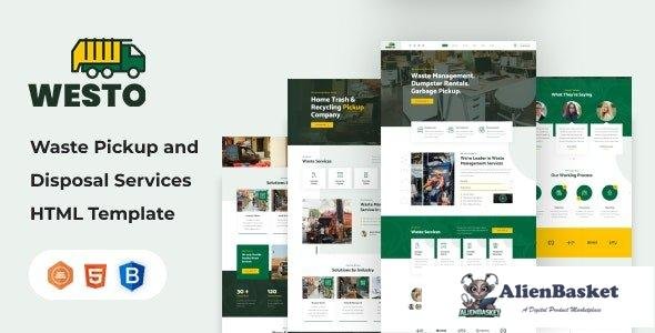35288 Westo - Waste Disposal Services HTML Template 