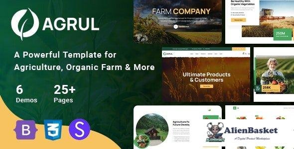 35293 Agrul v1.0.1 - Organic Farm Agriculture Template 