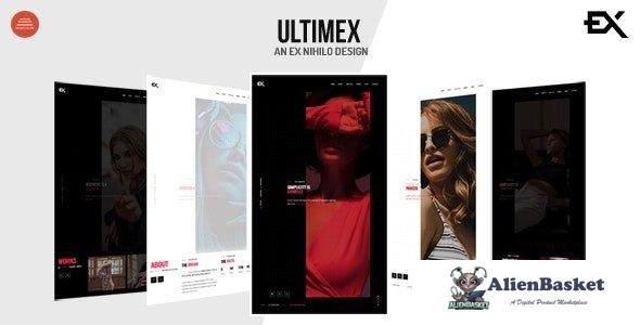 35326 Ultimex v1.2 - One Page Portfolio Template 